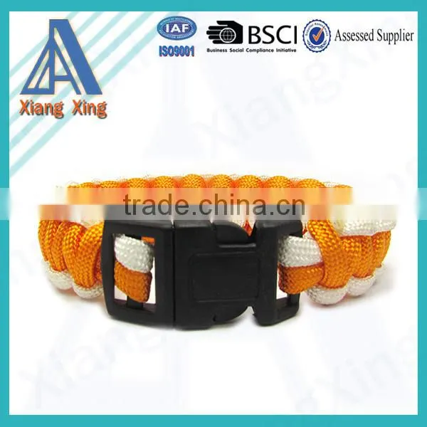 4 Strands Wholesale Handmade Braided Compass 550 Survival Paracord Bracelet photo-2