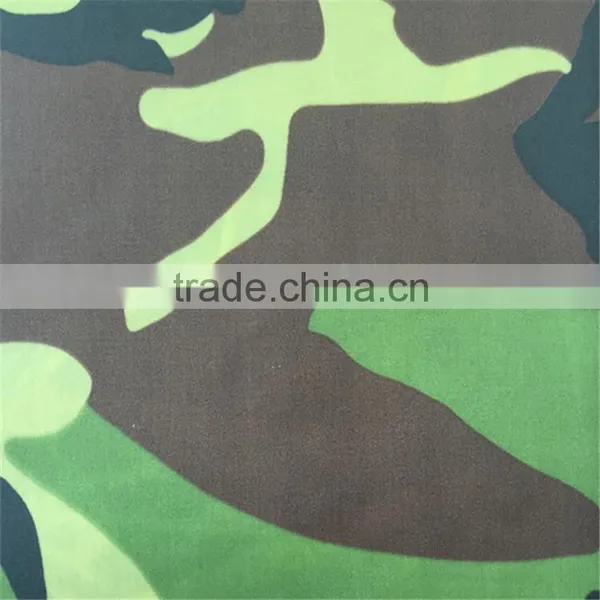 190T Printed Coated PVC Cloth/chest Wader Army Waterproof Cloth/pvc Leather Cloth