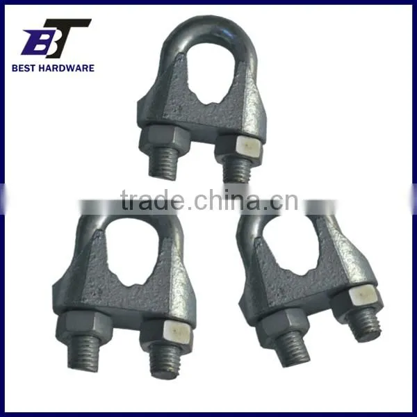 CHINA FACTORY WHOLESALE PRICE DIN741 MALLEABLE WIRE ROPE CLIP photo-5