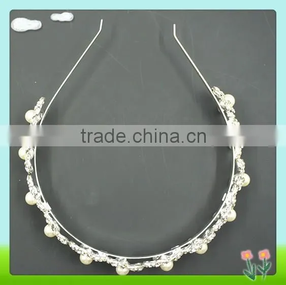Wholesale Bling Decorative Headband With Rhinestone and Pearl photo-4