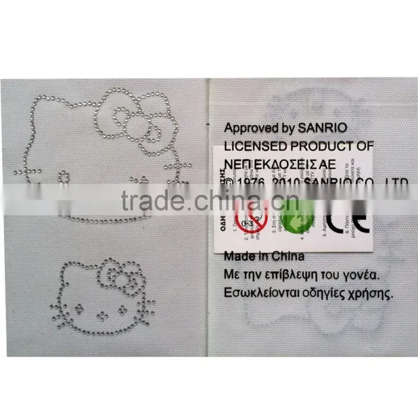 Factory Direct High Quality Environmental Crystal Lovely Cat Rhinestone Transfer Rhinestone Motif photo-2