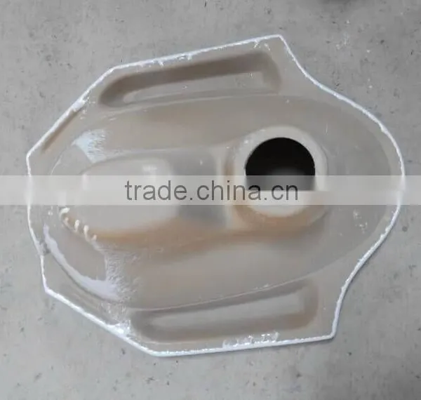 Gloss Squatting Pan With Siphon Trapway Fender photo-3