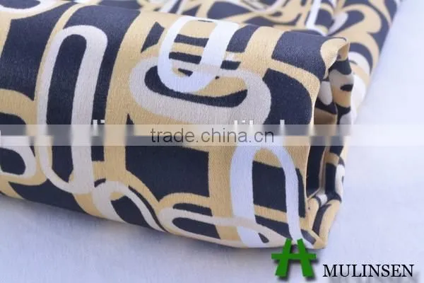 Mulinsen Textile co Ltd Stretch Polyester Satin Fabric/ Evening Wear Fabric photo-2
