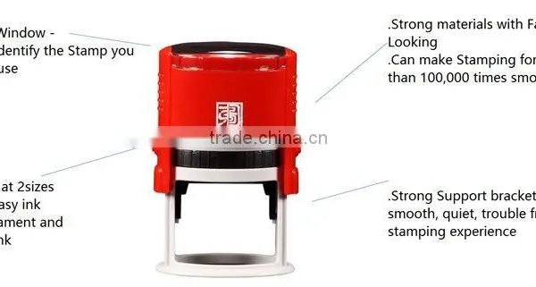 Free Sample Oval Automatic Date Self Inking Stamp O3045 photo-3