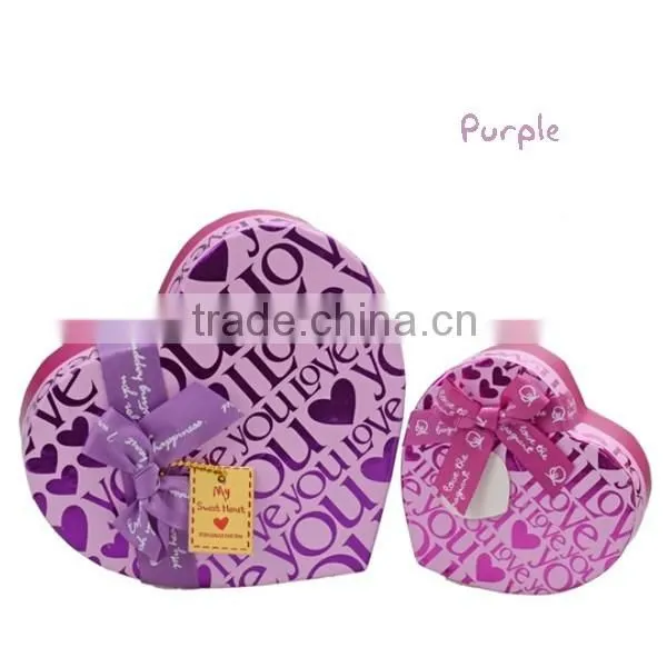 Sweet Heart Shape Paper Wedding Gift Box photo-2