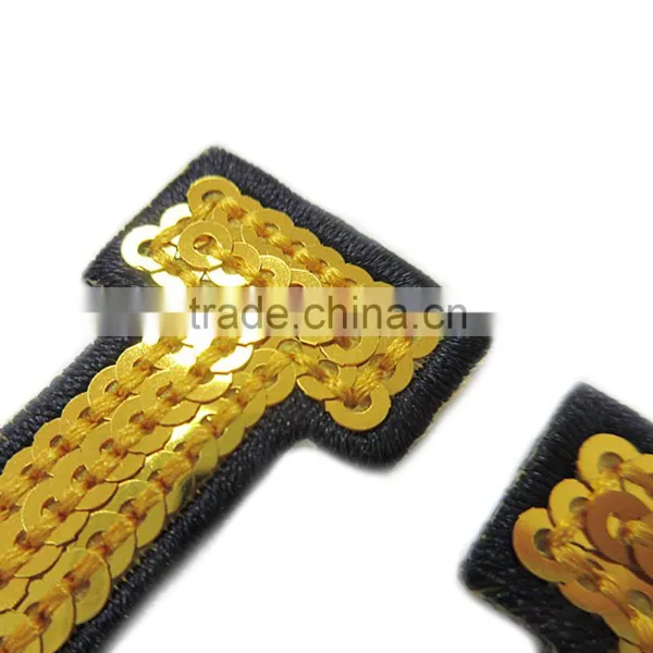 Unique Hand Made Embroidery Custom Logo Sequins Name Brand Patches photo-4