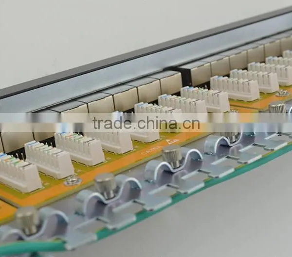 LY-PP6A-17 Made In China Cat6a Patch Panel T568 A, T568B Wiring Pattern Stp Cat 6 Patch Panel photo-4