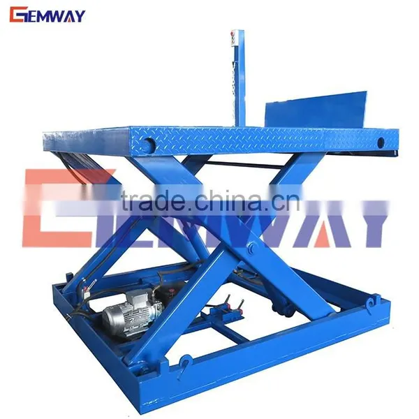 3.5ton Warehouse Hydraulic Scissor Loading Dock Lift Platform photo-5