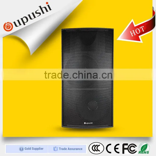 Dual 15 Inch Speaker Oupushi 700 Watt Floor Standing Wooden Speaker