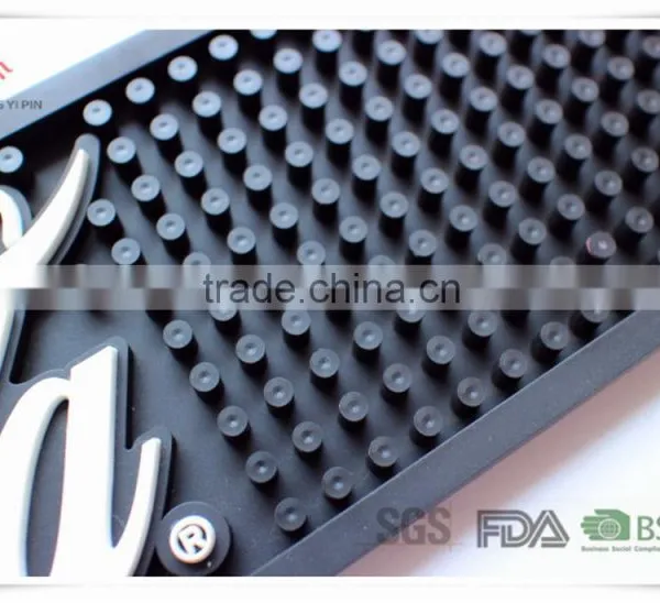Promotional OEM Branded High Quality PVC Rubber Bar Mat photo-6