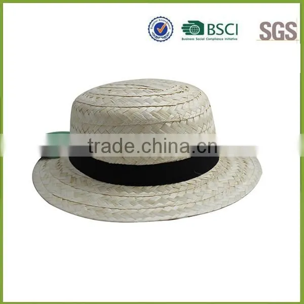 White Wholesale Mens Straw Hat Decorate Straw Folding Straw Hat photo-4
