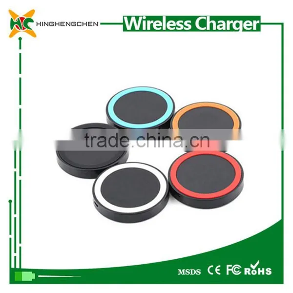 Universal ce Rohs Fcc Portable qi Wireless Power Bank Charger Pad for Mobile Phone photo-2