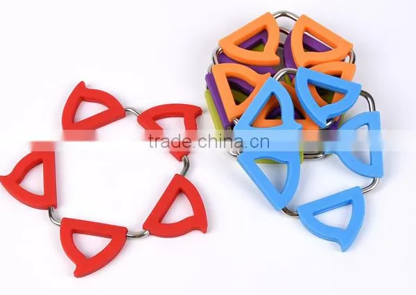Kitchen Accessories Placemats Transformable Expandable Silicone Trivet Mat photo-3