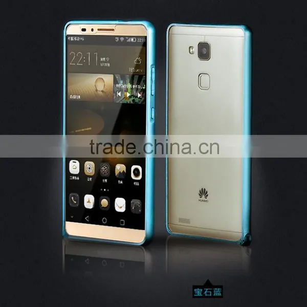 Metal Bumper Aluminum Phone Case for Huawei Y635 Smart Cover Case for Huawei Ascend Mate 7 photo-2