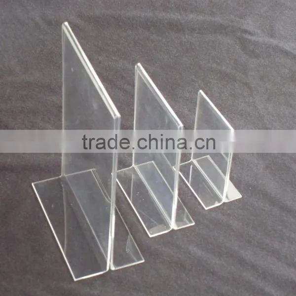 Menu/Sign/Leaflet/Label Holder Acrylic Holder for A4 Paper photo-3