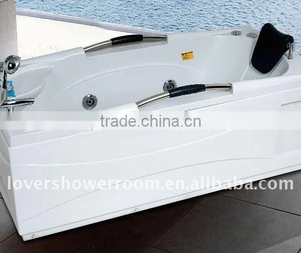 Pinghu Bathtub Manufacturer Best Sale Whirlpool Bathtub With Handrail For One People