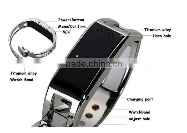 2016 New Fashion Metal Alloy Bluetooth D8 Smart Bracelet With Pedometer D8 Smart Bracelet Watch photo-6