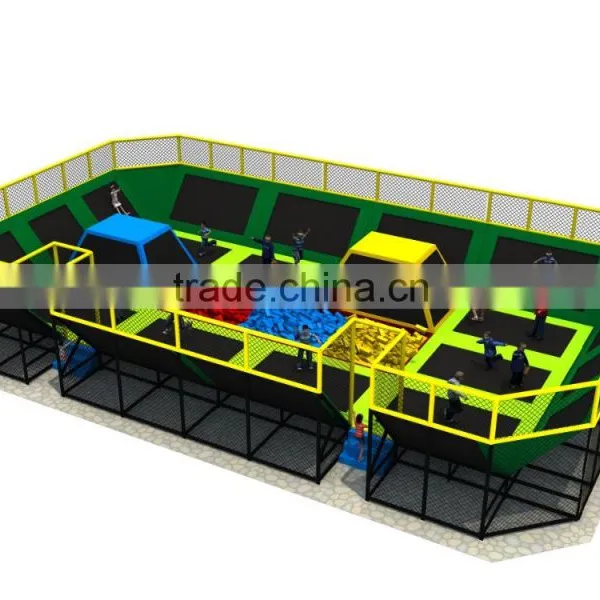 Xiujiang Safety Exercise Big High Quality Children Interesting OEM Best Trampoline Amusement Equipment photo-3