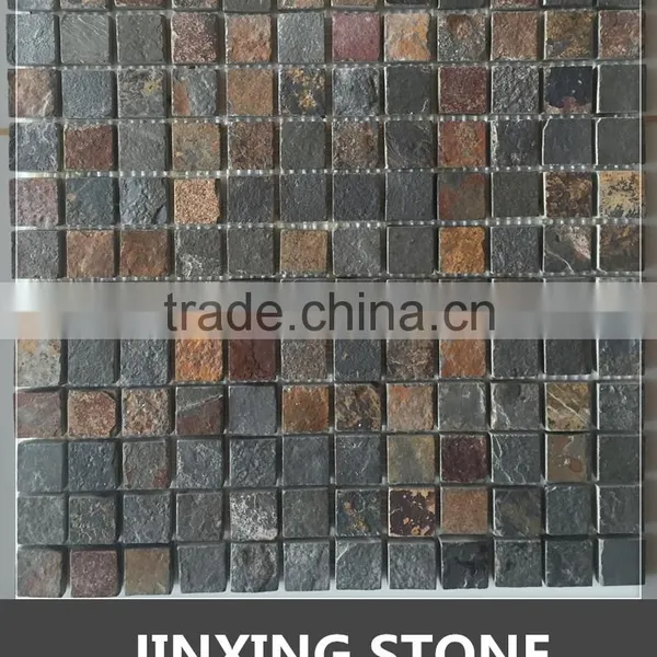 Rusty Quartz Mosaic Stone