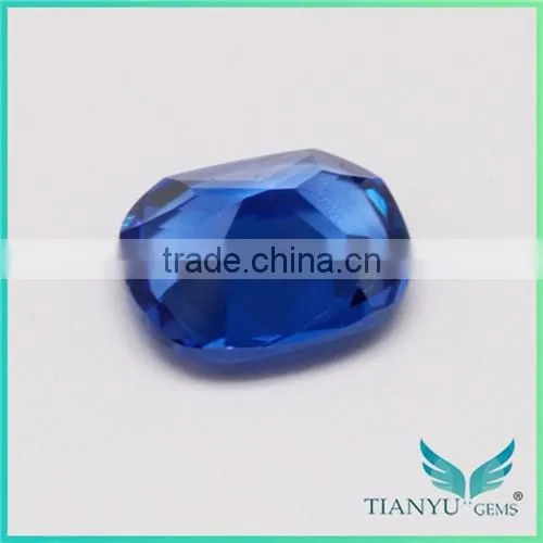 Wholesale Wuzhou Gem Processing 112# Burma Lab Created Blue Spinel Gems photo-6