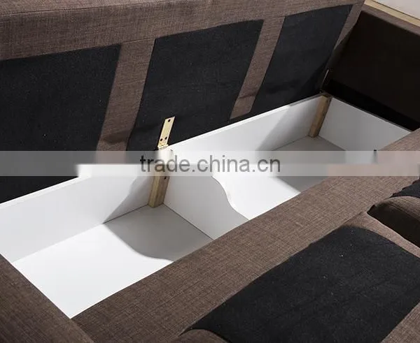 Hot Selling Three Seats Folding Sofa Bed With Strong Wood Frame photo-3