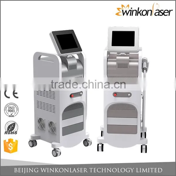 Vertical Mini Ipl Hair Removal Machine 808nm Black Dark Skin Diode Laser System With 100% Good Reputation photo-3