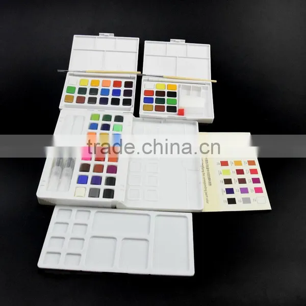 Wholesale Popular Non-toxic Safe Water Color Paint Set Solid Watercolor Cake Paint With Competitive Price photo-4