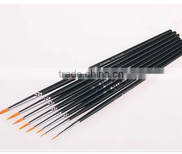 Hot Selling Wooden Hair Brush With Nylon Paint Brush Set photo-2