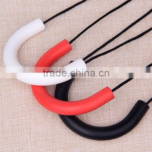 Latest Design Beads Necklace Star Silicone Bead Heart Shape Bead Baby Teething photo-3