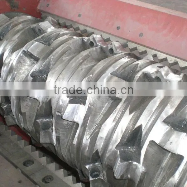 SKD-11 Blade Double Shaft Plastic Shredder for Hard Waste Plastic photo-6