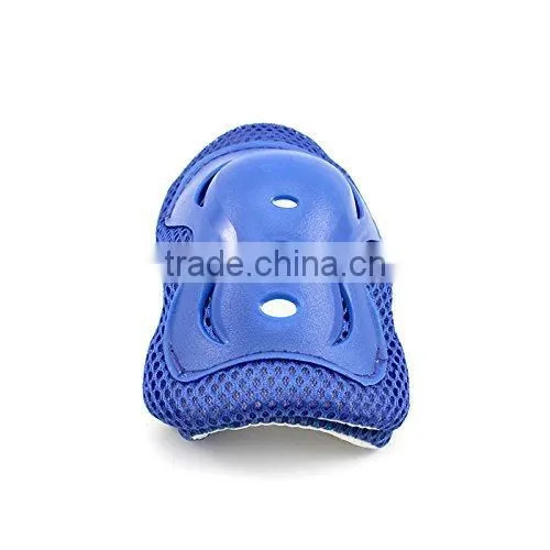 Knee Elbow Wrist Protector Guard Pad Gear for Child Kid Roller Skating Skateboard Cycling(Blue) photo-3