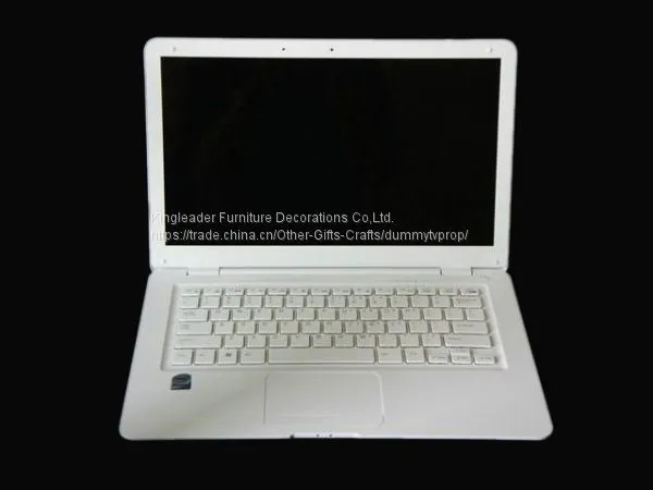 High Quanlity DUMMY PLASMA Laptop PROP Fake Laptop(white)notebok Air Screen Computer Model photo-4