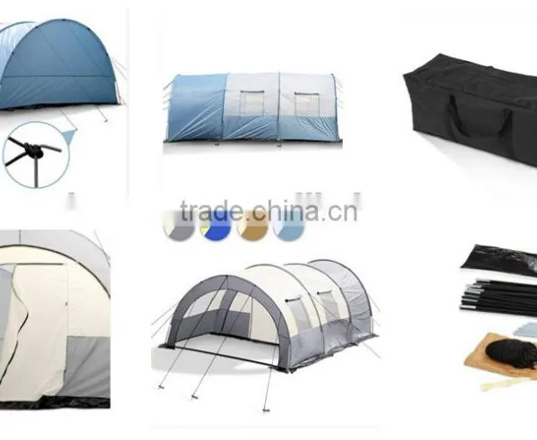 Hot Selling 6 Persons Tunnel Tent Camping Family Tents