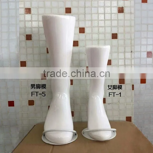 Useful Female Foot Sock Sox Display Mold Short Stocking Mannequin White photo-2