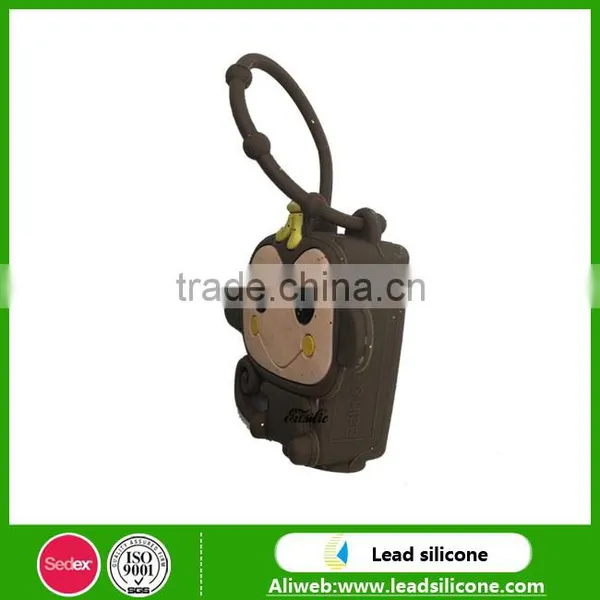 Factory Direct Wholesale Mini Monkey Silicone Hand Sanitizer Holders,Hand Pocketbac Holder photo-3