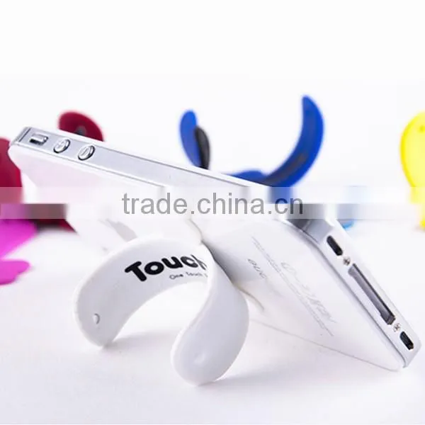 Wholesale Silicone Smartphone/mobile Stand Touch u Pad Stand for Travel Handphone Stand photo-6