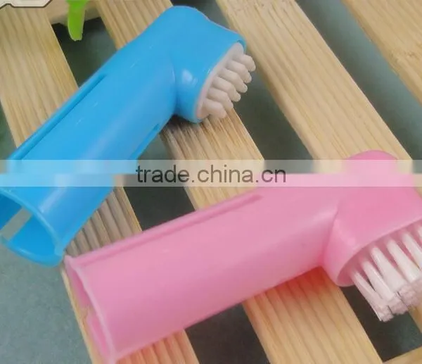 CY107 Dog & Cat Finger Toothbrush Set Pet Dental Care Toothbrush Massage Brush photo-2