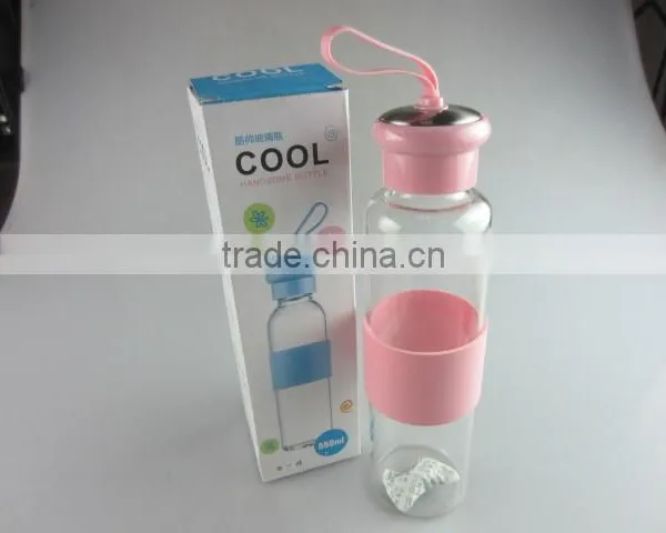Glass Bottle With Silicone Heat Proof photo-5