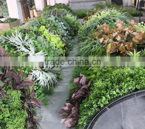 High Technique Fake Grass Wall Evergreen Artificial Grass Wall photo-3