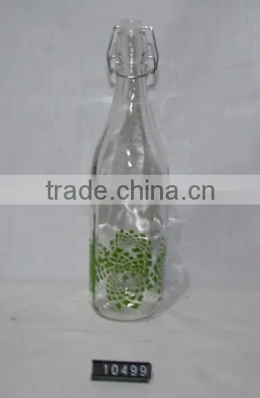1000ml Color Printing Hot Sales Beverage Wholesale Glass Beverage Dispenser in Various Color photo-6