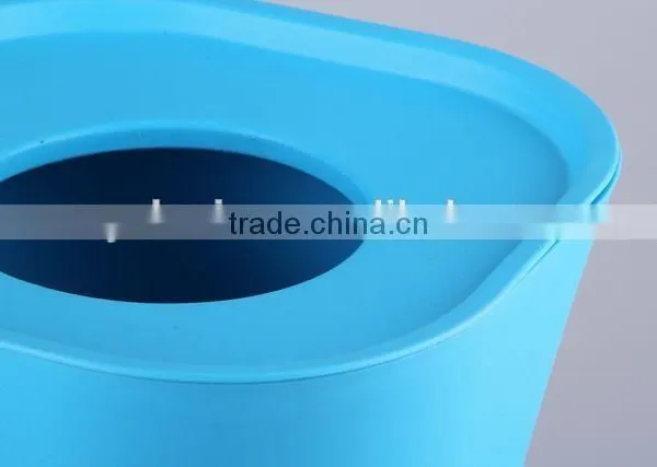 Plastic Trash Can Household Garbage Can/Rubbish Bin photo-3