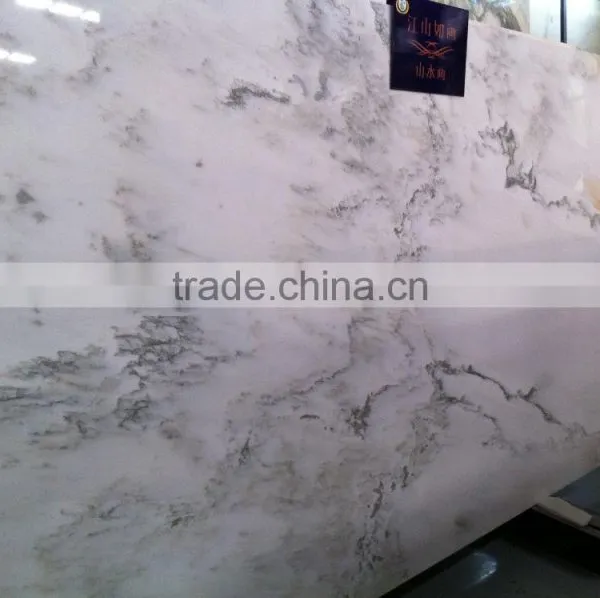 Competitive Price Nature Marble Green Land View Marble White Marble Tile photo-4