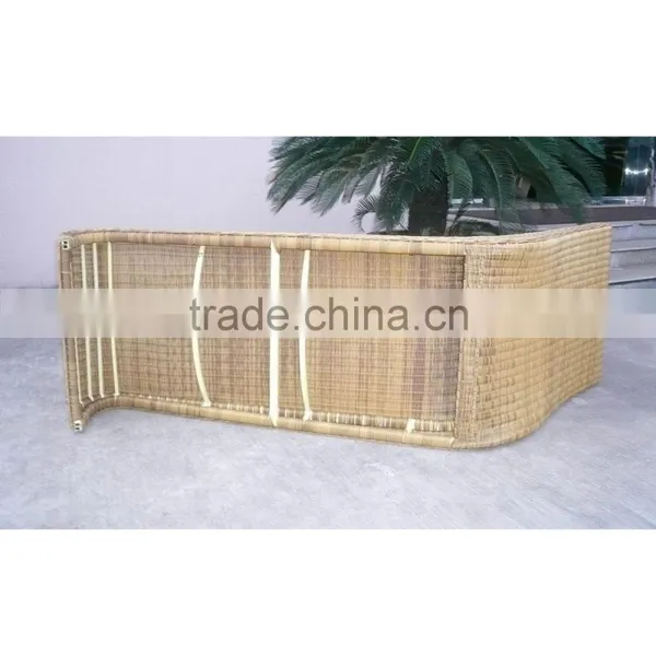 S Shape Rattan Lounger With Cushion photo-5