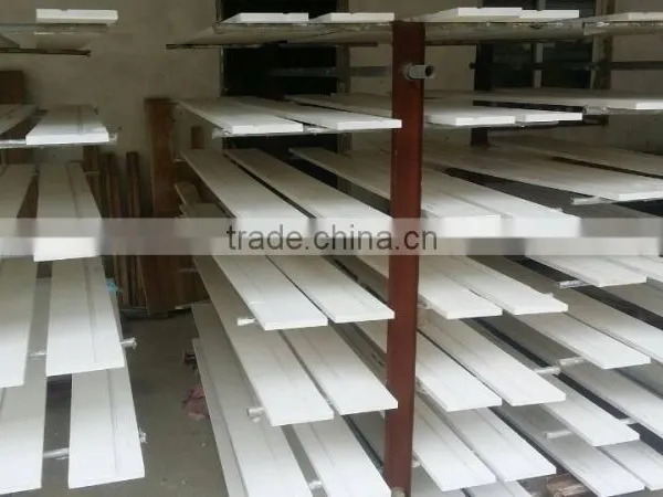 Gesso White Primed Skirting Board for Buidling Decoration MDF Board photo-3