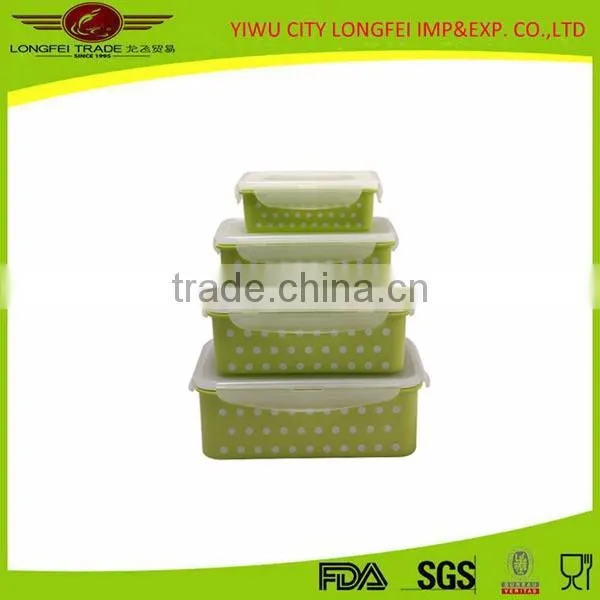 Useful 3pcs Plastic Airtight Food Preserving Container photo-2
