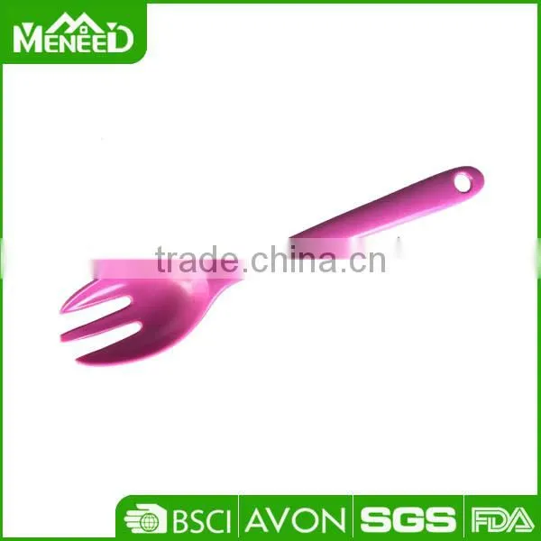 Party Used Fushcia Melamine Salad Spoon With Hole photo-2