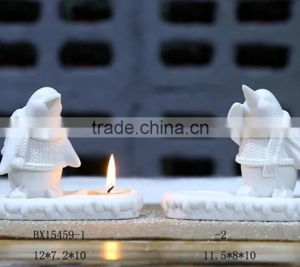 2016 Newest Ceramic White Tea Light Porcelain Candle Holders Wholesale