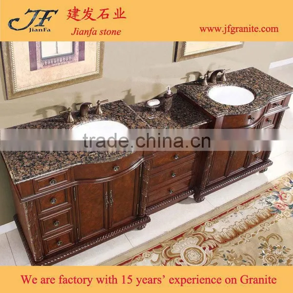 High Polished Europe Style Vanity Top Granite Countertop Edges Showimage for Wholesales photo-5