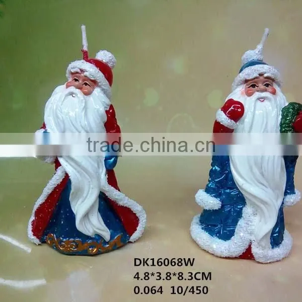 Handmade Non-scented Santa Claus Christmas Candle photo-5
