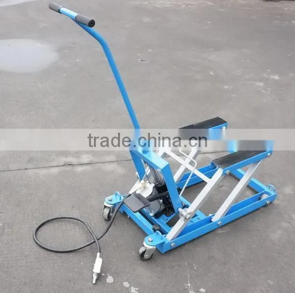 1500lb Atv/Motorcycle Lift Jack Motor LiftJack Garage Tool With Air Pump photo-2